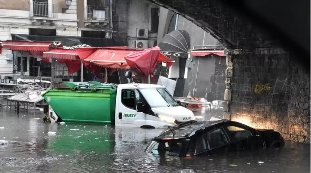 Flooding in sicily catania