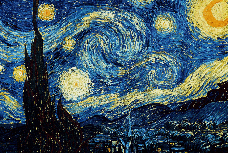 Van Gogh notte stellata