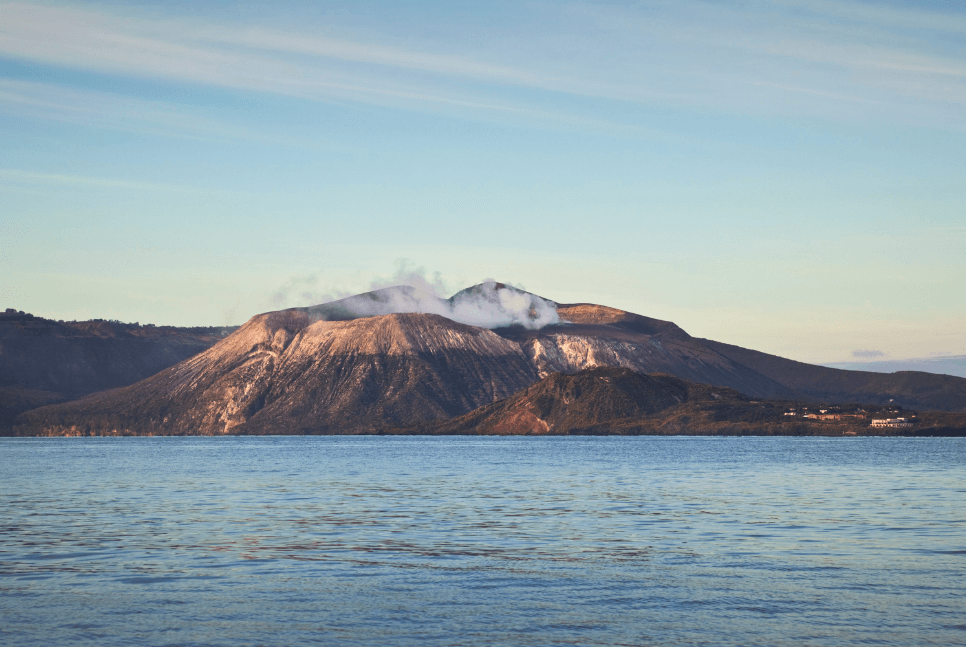 Volcano Island in the Aeolian Islands